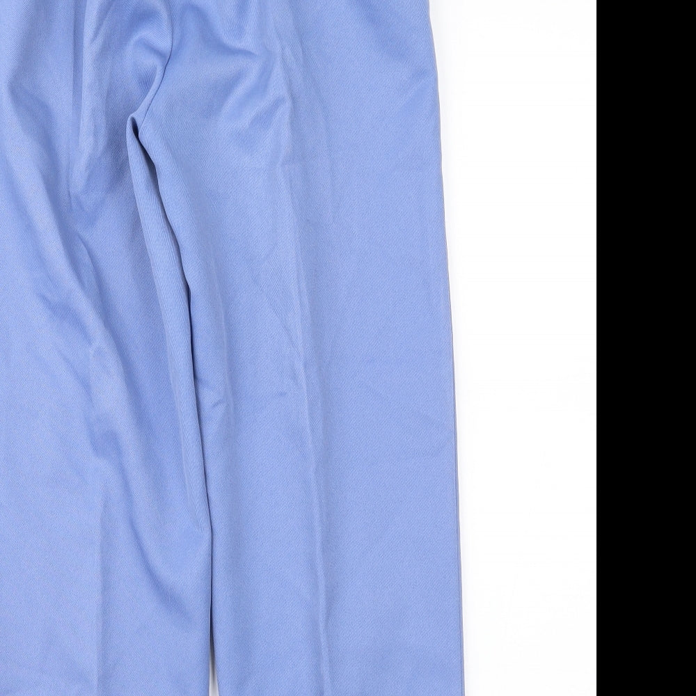 Slima Womens Blue   Cropped Trousers Size 12 L24 in
