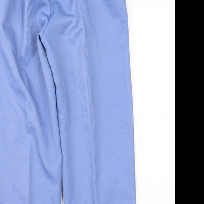 Slima Womens Blue   Cropped Trousers Size 12 L24 in