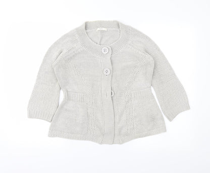 Marks an Womens Grey   Cardigan Jumper Size 14