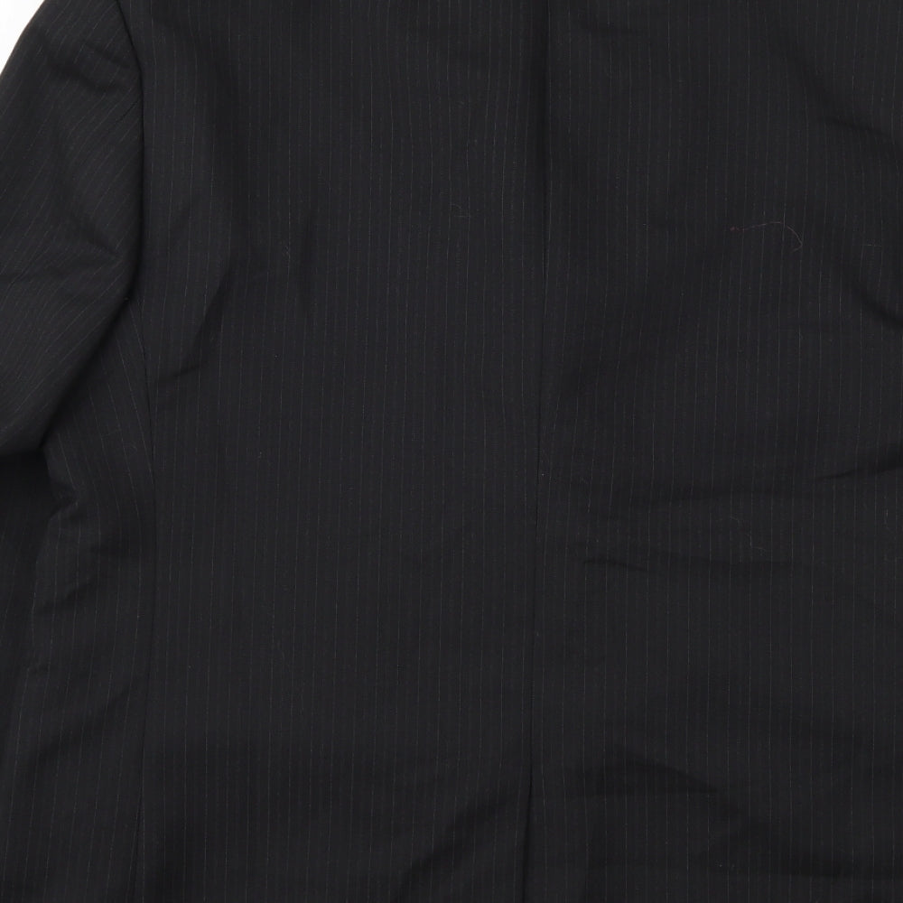 Mens UK Size 42 Copperstone Regular Black Suit Jacket
