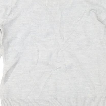 Womens UK Size 12 Per Una Grey Pullover Jumper