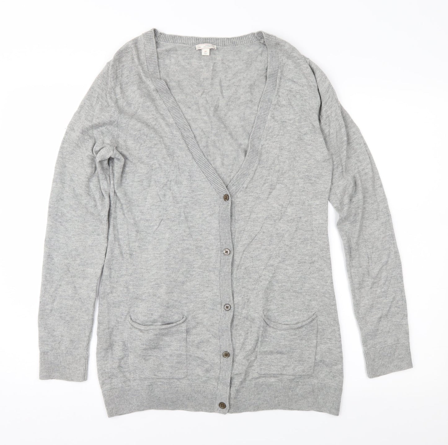 Gap Womens Grey   Cardigan Jumper Size S