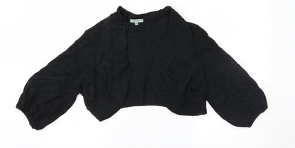 Womens UK Size 14 Therapy Black Cardigan Jumper