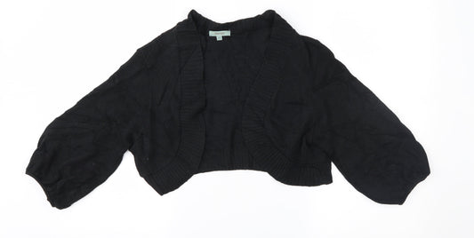 Womens UK Size 14 Therapy Black Cardigan Jumper