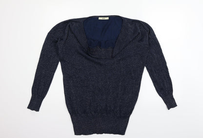 Womens UK Size S Oasis Blue Pullover Jumper