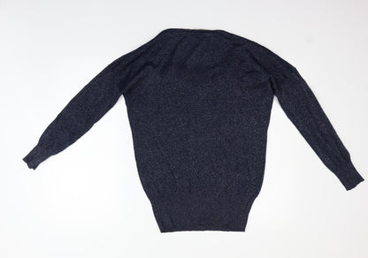Womens UK Size S Oasis Blue Pullover Jumper