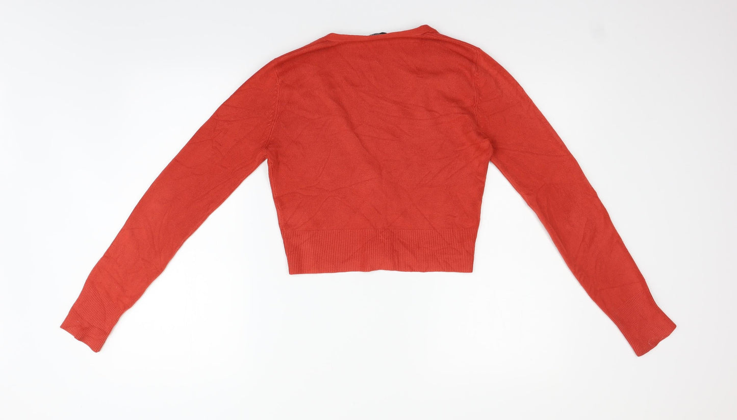 Womens UK Size 10 Dorothy Perkins Red Pullover Jumper