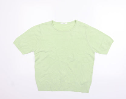 Womens UK Size 14 Marks and Spencer Green Pullover Jumper