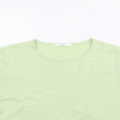 Womens UK Size 14 Marks and Spencer Green Pullover Jumper