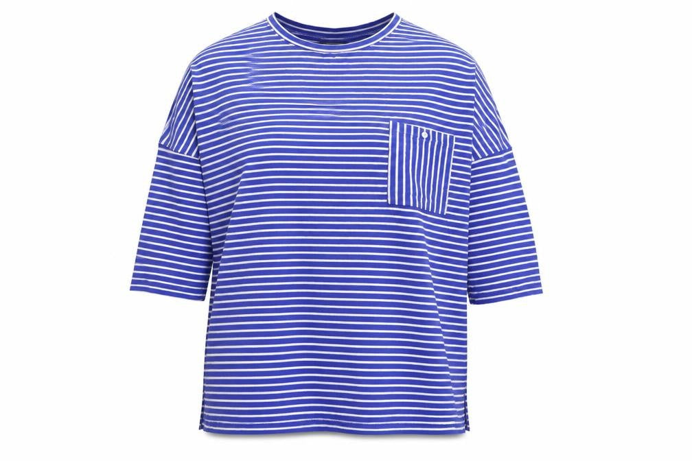Womens UK Size L Primark Blue Basic T-Shirt