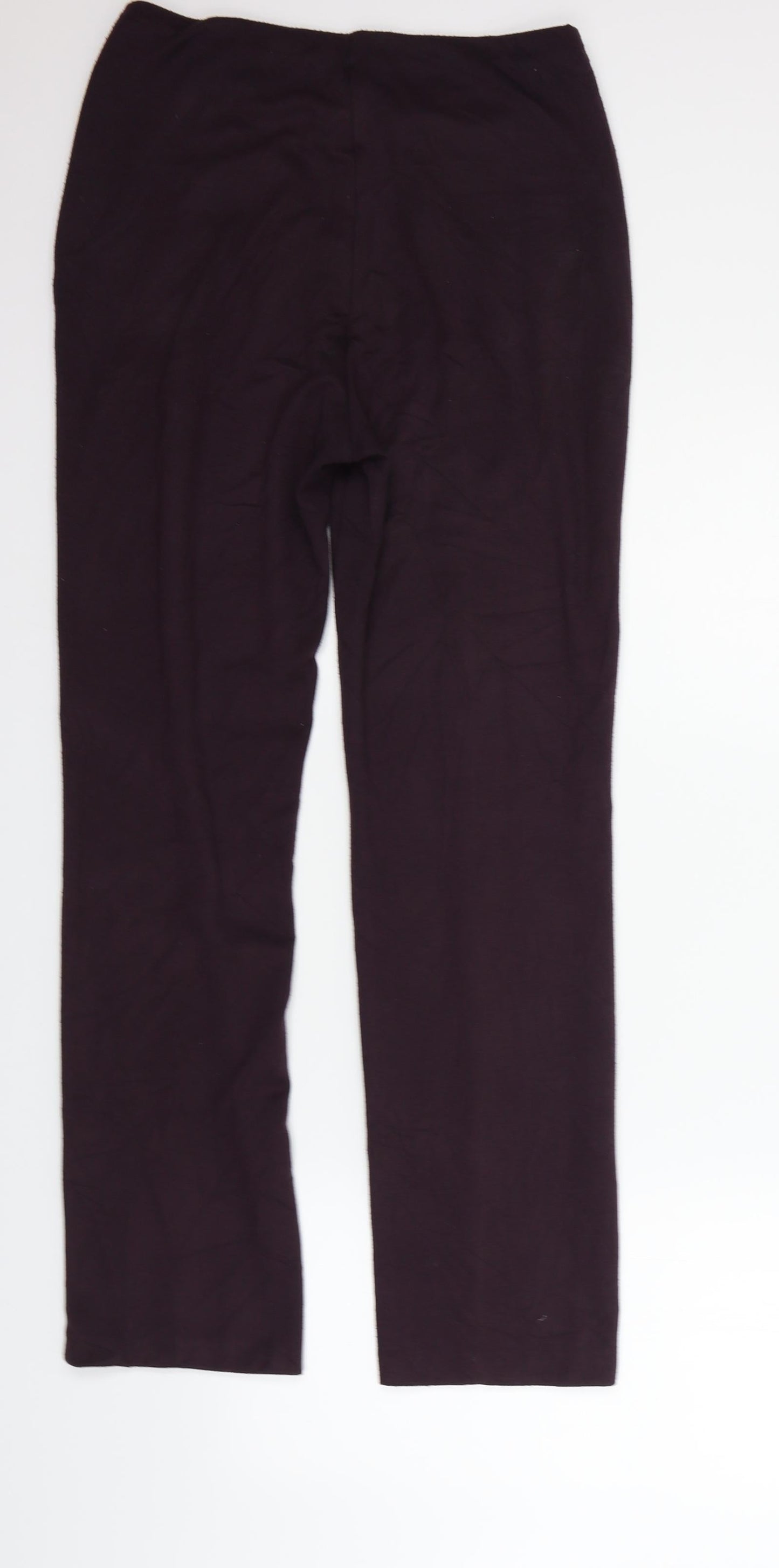 Womens UK Size 10 Marks and Spencer Regular Fit  Purple Trousers
