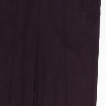 Womens UK Size 10 Marks and Spencer Regular Fit  Purple Trousers