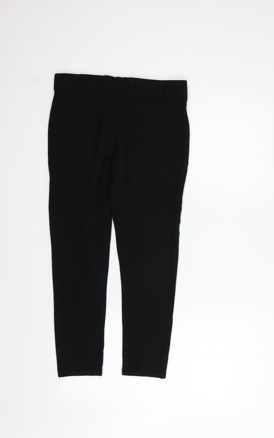 Womens UK Size 10 Marks and Spencer Regular Fit  Black Trousers