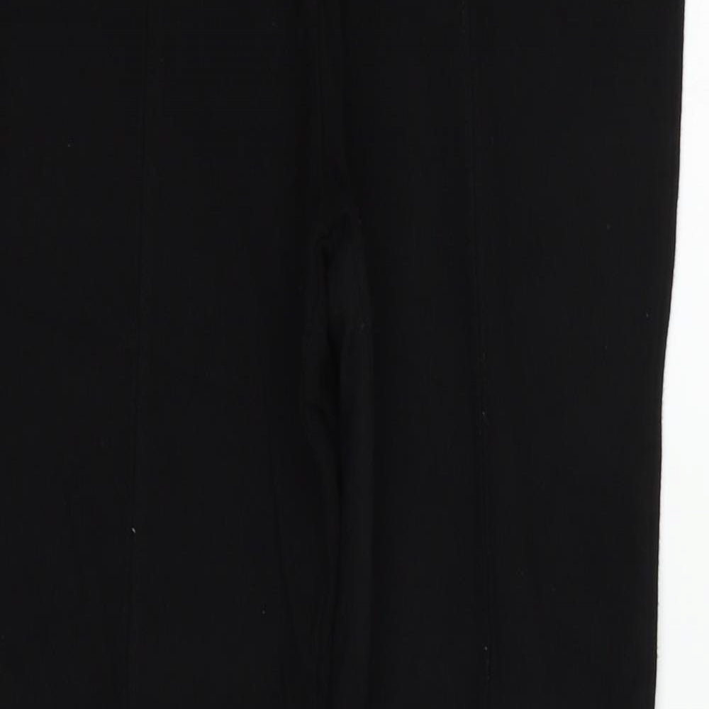 Womens UK Size 10 Marks and Spencer Regular Fit  Black Trousers