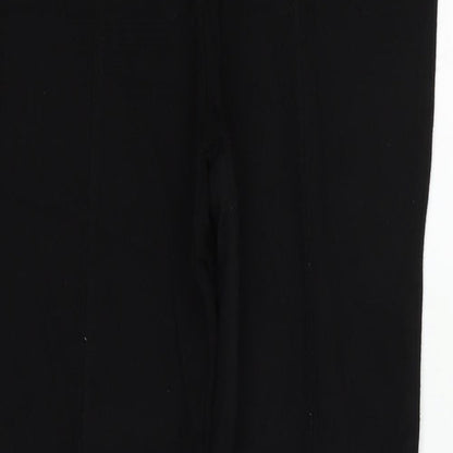 Womens UK Size 10 Marks and Spencer Regular Fit  Black Trousers
