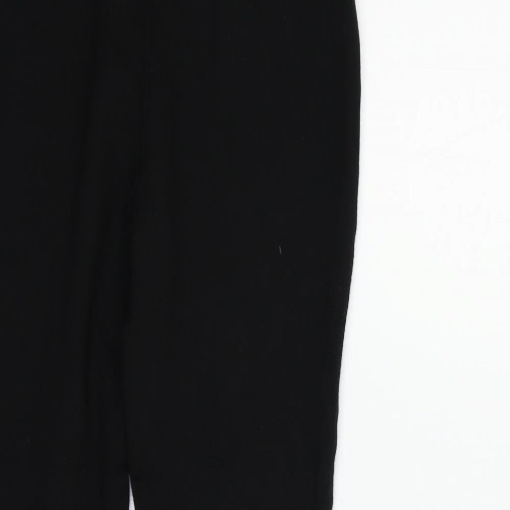 Womens UK Size 10 Marks and Spencer Regular Fit  Black Trousers