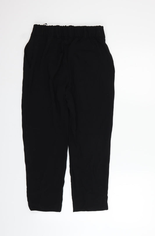 Womens UK Size 8 Marks and Spencer Regular Fit  Black Trousers