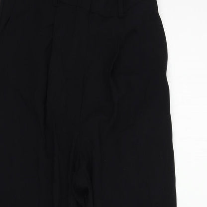 Womens UK Size 8 Marks and Spencer Regular Fit  Black Trousers