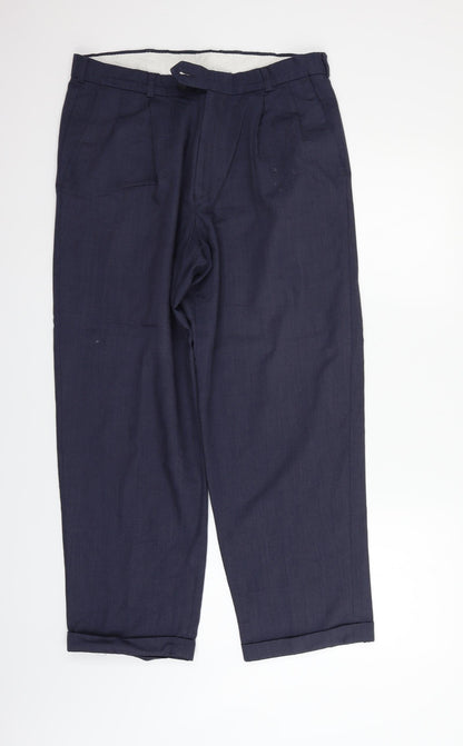 St Roma Womens Blue   Trousers  Size 34 in L29 in