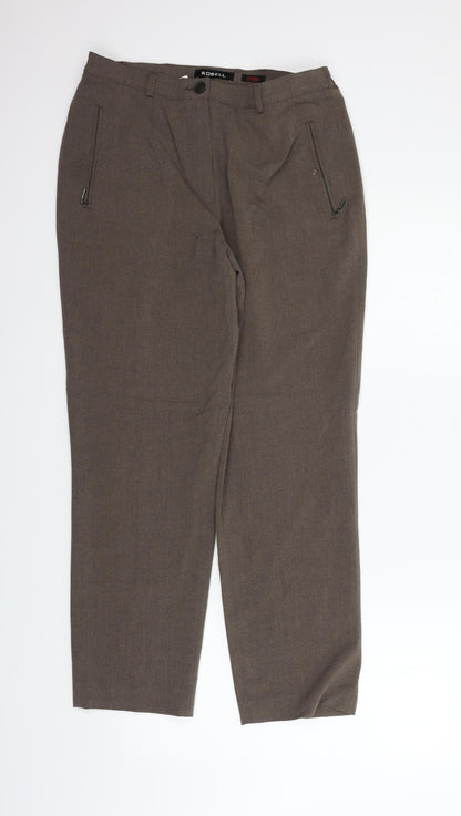 Womens UK Size 38 in ROBELL Regular Fit Sweatpants Beige Trousers