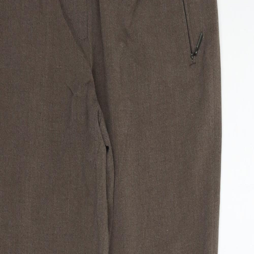 Womens UK Size 38 in ROBELL Regular Fit Sweatpants Beige Trousers