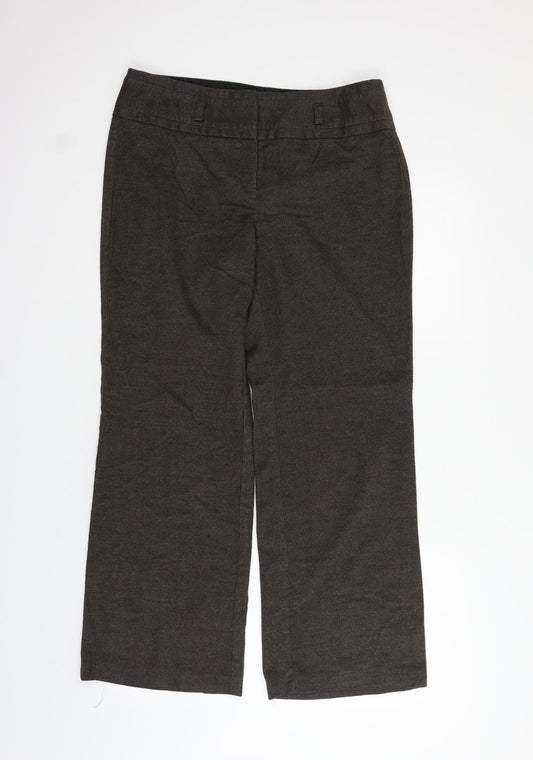 Womens UK Size 12 Principles Regular Fit  Brown Trousers