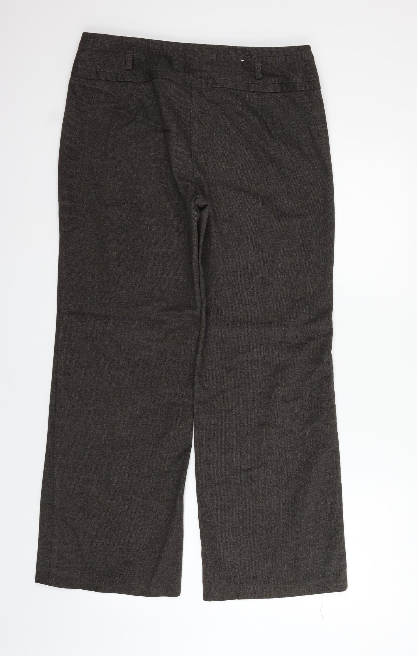 Womens UK Size 12 Principles Regular Fit  Brown Trousers