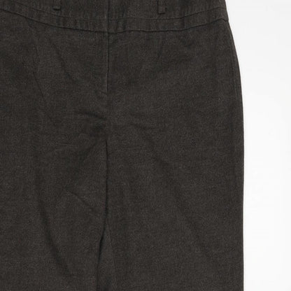 Womens UK Size 12 Principles Regular Fit  Brown Trousers