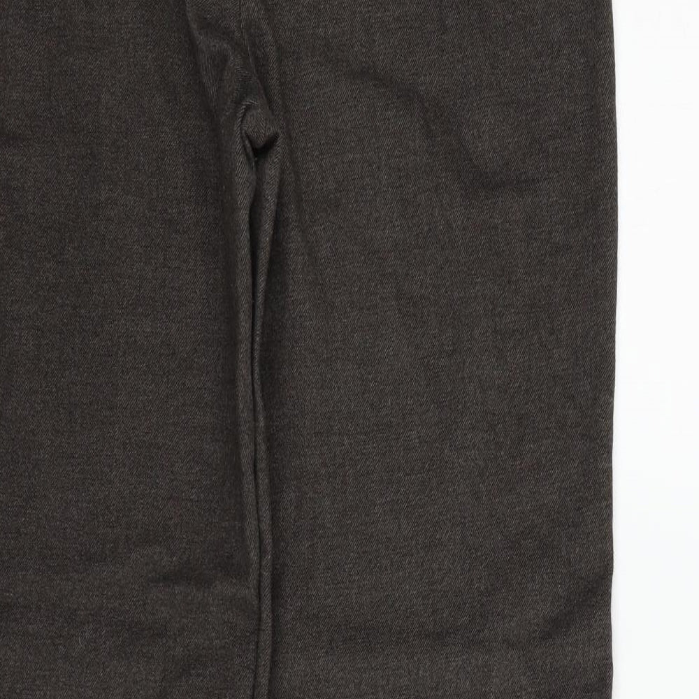 Womens UK Size 12 Principles Regular Fit  Brown Trousers