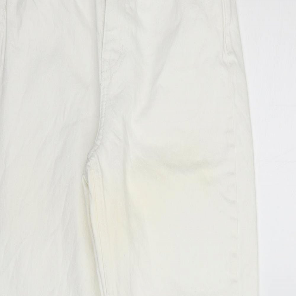 Weekday Womens White   Trousers  Size S L28 in - washable marks