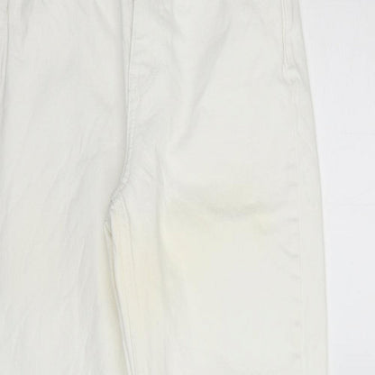 Weekday Womens White   Trousers  Size S L28 in - washable marks