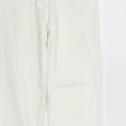 Weekday Womens White   Trousers  Size S L28 in - washable marks