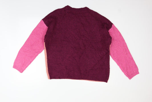 Womens UK Size M Roman Purple Pullover Jumper