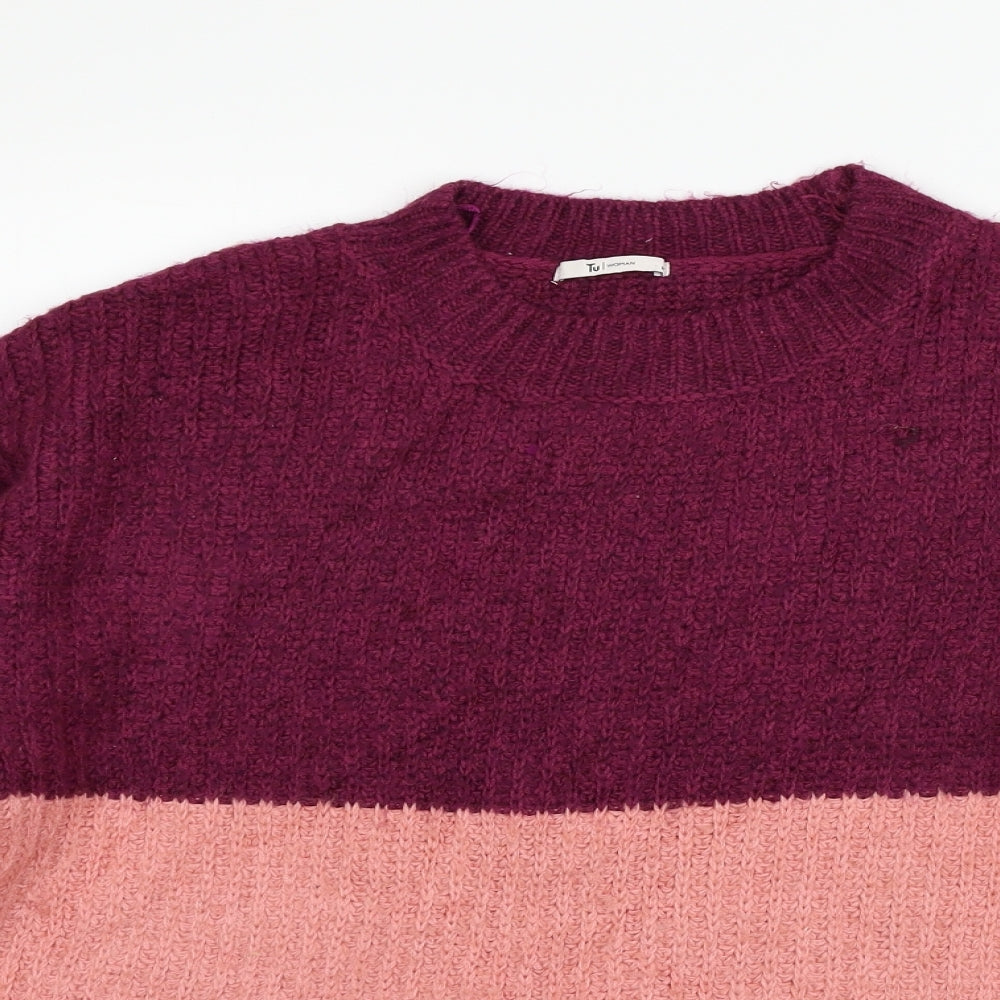 Womens UK Size M Roman Purple Pullover Jumper