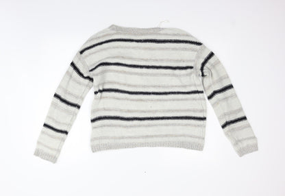 Womens UK Size M Cameo rose Beige Pullover Jumper