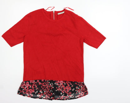 George Womens Red   Pullover Jumper Size 12