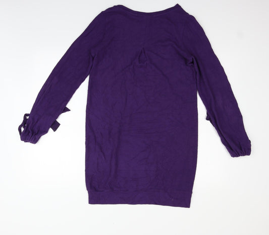 NEXT Womens Purple   Jumper Dress  Size 8