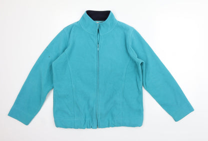 EWM Womens Green   Full Zip Jumper Size M  - washable mark