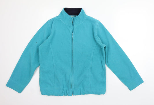 EWM Womens Green   Full Zip Jumper Size M  - washable mark