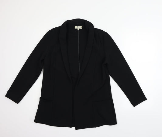 Papaya Womens Black   Jacket Coat Size 12