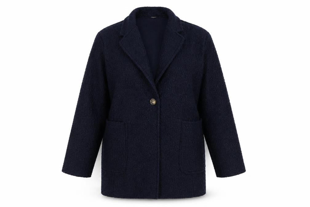 Womens UK Size L Preworn Blue Gilet