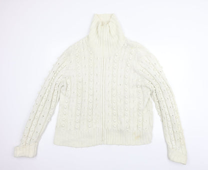 George Womens White   Jacket Coat Size 20  - washable marks