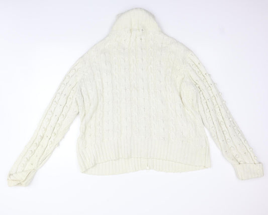 George Womens White   Jacket Coat Size 20  - washable marks