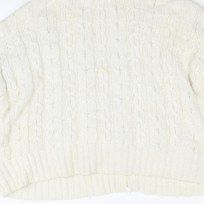 George Womens White   Jacket Coat Size 20  - washable marks