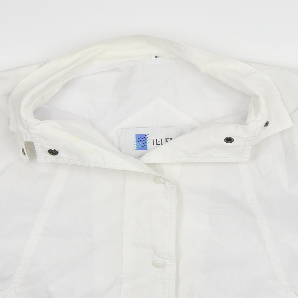 Womens UK Size 16 Telemac White Jacket