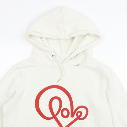 Primark Womens White   Pullover Jumper Size 10