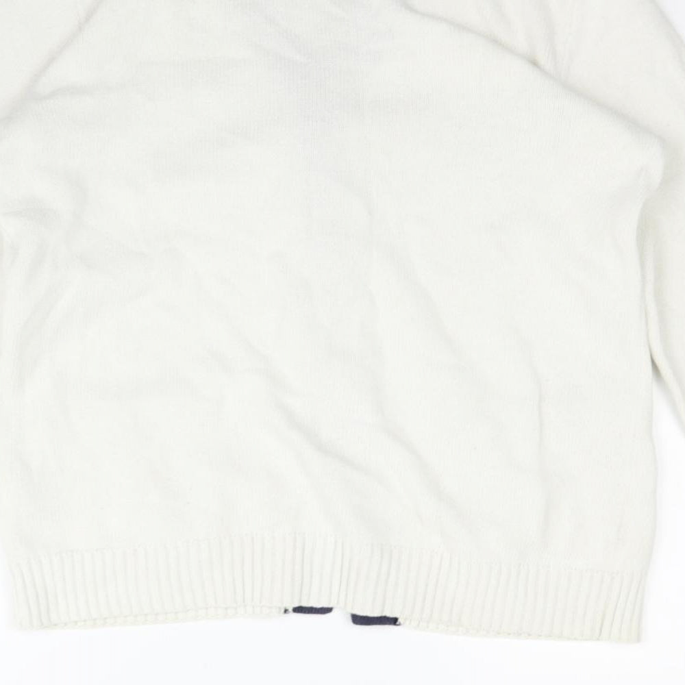 Womens UK Size M H&M Beige Cardigan Jumper
