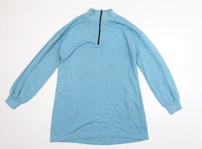 Boohoo Womens Blue   Jumper Dress  Size S