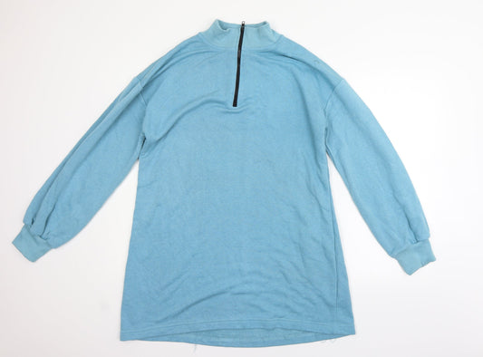 Boohoo Womens Blue   Jumper Dress  Size S