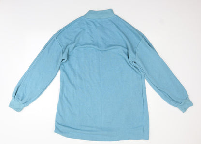 Boohoo Womens Blue   Jumper Dress  Size S